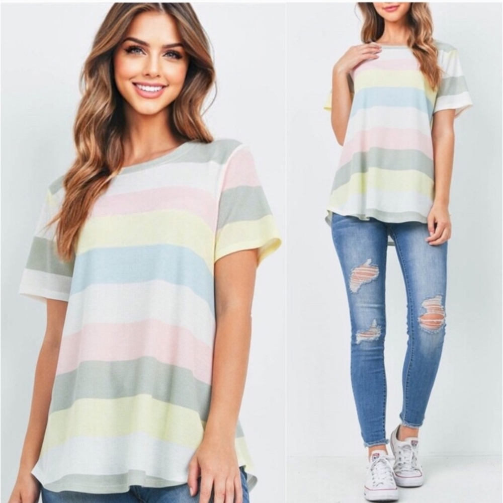 Colorful Stripes Top - Large - Picture 2 of 5